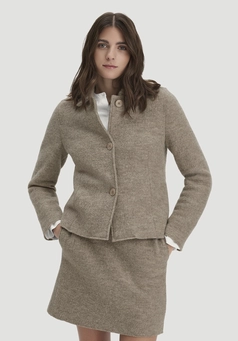 Walk jacket regular made of pure organic merino wool