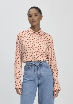 Print blouse Relaxed made of pure LENZING™ ECOVERO™ viscose