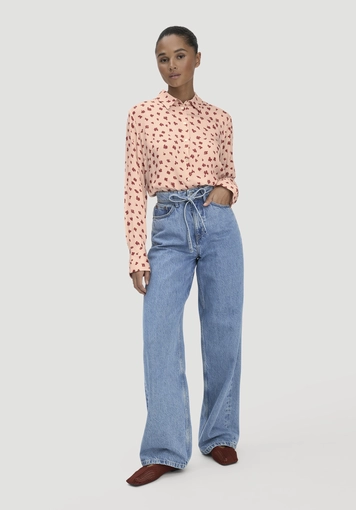 Print blouse Relaxed made of pure LENZING™ ECOVERO™ viscose - 1