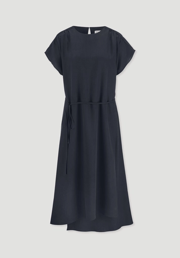 Gewebe Kleid mit Wickeloptik Midi aus reinem TENCEL™ Lyocell - 5