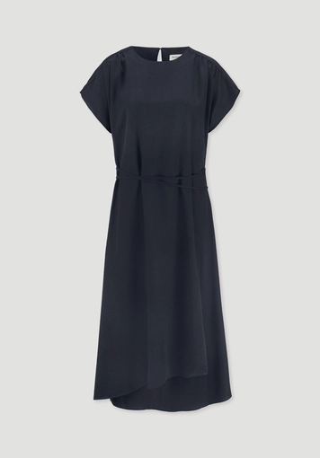 Gewebe Kleid mit Wickeloptik Midi aus reinem TENCEL™ Lyocell - 6