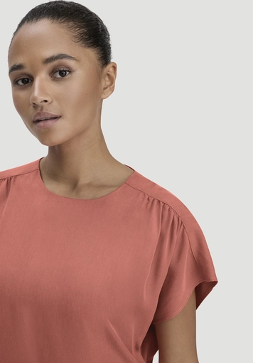 Wrap-style midi dress made from pure TENCEL™ Lyocell - 2