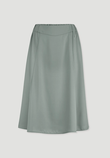Knee-length skirt made of SaXcell®Lyocell