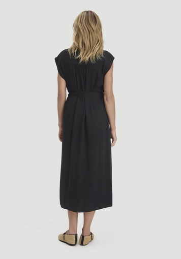 Wrap-style midi dress made from LENZING™ ECOVERO™ - 1