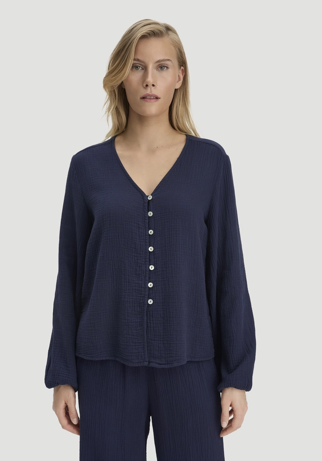 Musselin Bluse Relaxed aus reiner Bio-Baumwolle