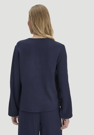 Muslin blouse, relaxed style, made from pure organic cotton - 2