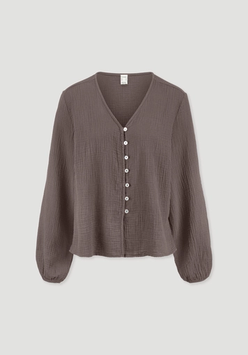 Musselin Bluse Relaxed aus reiner Bio-Baumwolle