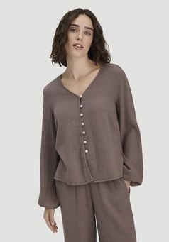 Musselin Bluse Relaxed aus reiner Bio-Baumwolle