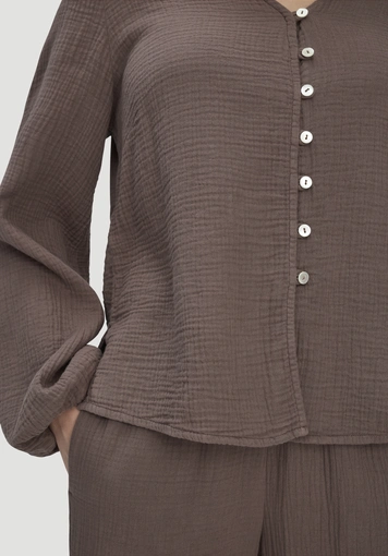 Musselin Bluse Relaxed aus reiner Bio-Baumwolle - 3