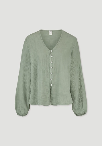 Musselin Bluse Relaxed aus reiner Bio-Baumwolle Musselin Bluse Relaxed aus reiner Bio-Baumwolle