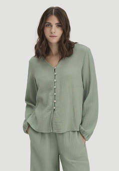Musselin Bluse Relaxed aus reiner Bio-Baumwolle