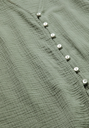 Muslin blouse, relaxed style, made from pure organic cotton - 5