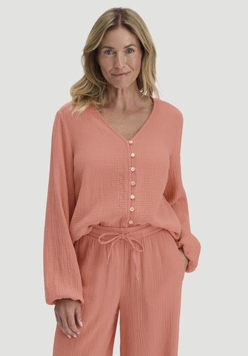 Musselin Bluse Relaxed aus reiner Bio-Baumwolle - 0