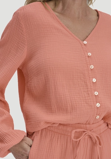 Musselin Bluse Relaxed aus reiner Bio-Baumwolle - 3