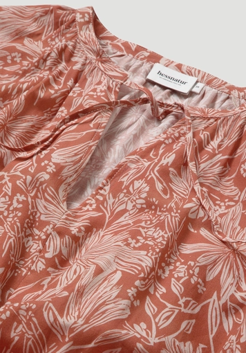 Kleid Floralprint Maxi aus reiner Bio-Baumwolle - 5