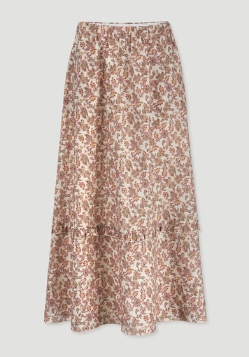 Gewebe Print Rock Maxi aus reiner Bio-Baumwolle