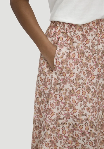 Fabric print maxi skirt made from pure organic cotton - 2