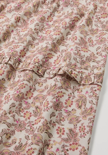 Fabric print maxi skirt made from pure organic cotton - 5