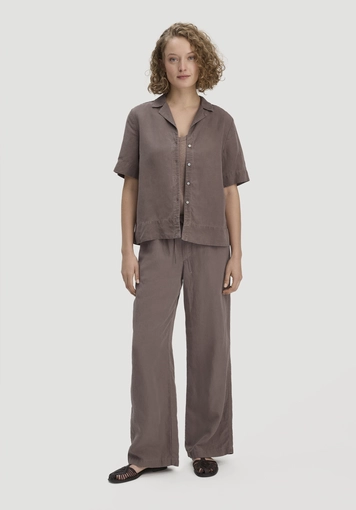 Bluse Relaxed aus TENCEL™ Lyocell mit Leinen - 1