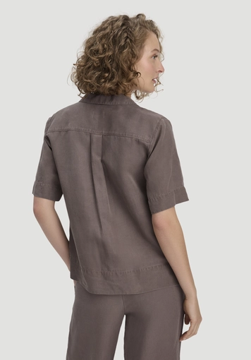 Relaxed blouse made of TENCEL™ Lyocell with linen - 2