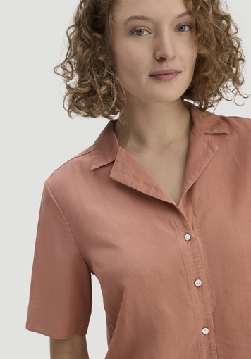 Relaxed blouse made of TENCEL™ Lyocell with linen - 3