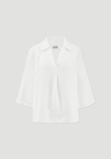 Relaxed blouse made of pure linen - 4