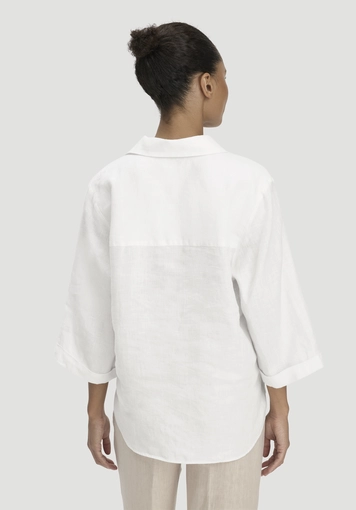 Relaxed blouse made of pure linen - 2