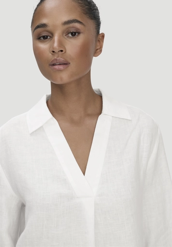 Relaxed blouse made of pure linen - 3