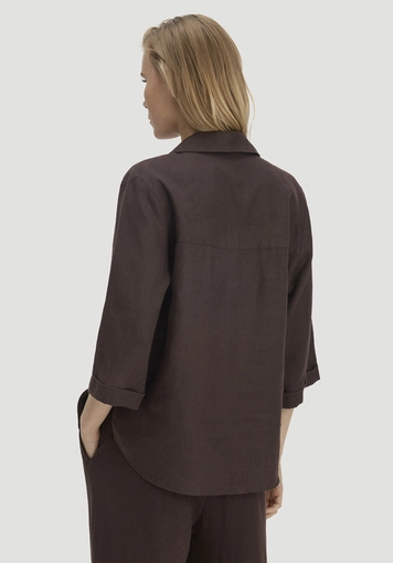 Relaxed blouse made of pure linen - 2