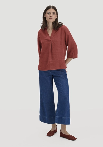 Bluse Relaxed aus reinem Leinen - 1