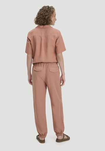 Soft utility trousers made from TENCEL™ Lyocell with linen - 1
