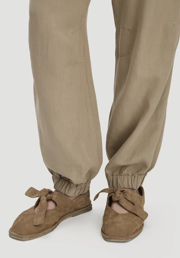 Soft utility trousers made from TENCEL™ Lyocell with linen - 2