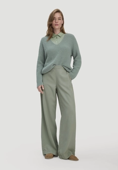 Wide leg trousers made of TENCEL™ Lyocell