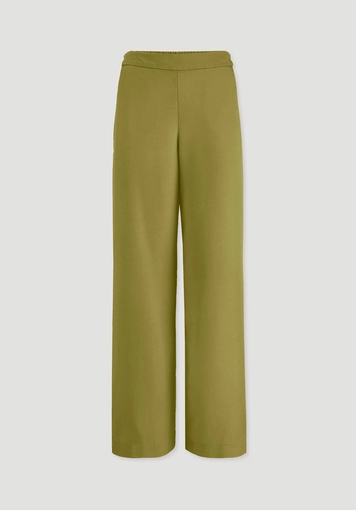 Wide leg trousers made of TENCEL™ Lyocell