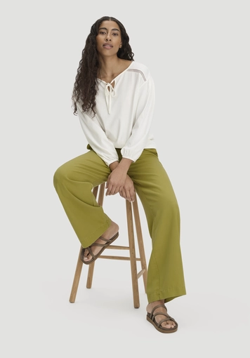 Hose Wide Leg aus TENCEL™ Lyocell - 4