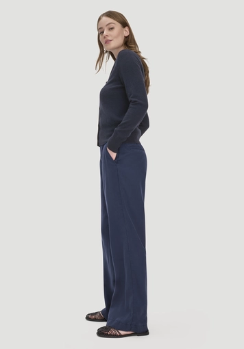 Wide leg trousers made of TENCEL™ Lyocell - 3