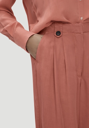 Bundfalten Hose Wide Leg aus TENCEL™ Lyocell - 2