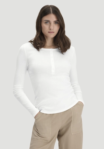 Softrib Longsleeve Henley Fitted aus Bio-Baumwolle und Tencel™ Modal - 0