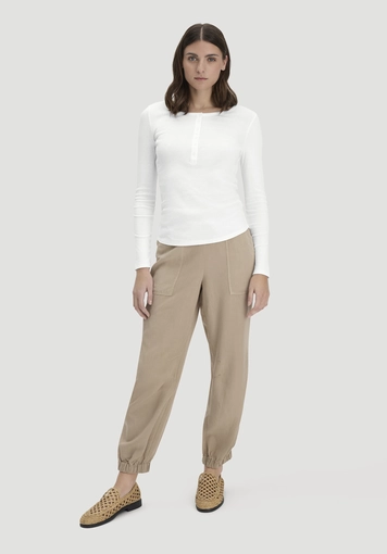 Softrib Longsleeve Henley Fitted aus Bio-Baumwolle und Tencel™ Modal - 1