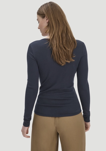 Softrib Longsleeve Henley Fitted aus Bio-Baumwolle und Tencel™ Modal - 2