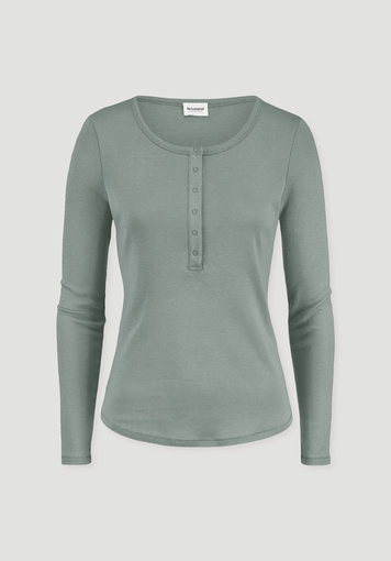 Softrib longsleeve Henley fitted made from organic cotton and Tencel™ Modal Softrib longsleeve Henley fitted made from organic cotton and Tencel™ Modal