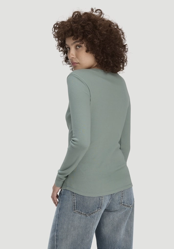 Softrib longsleeve Henley fitted made from organic cotton and Tencel™ Modal - 2
