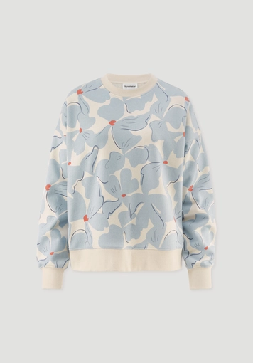 Printed Oversized Sweatshirt BETTER RECYCLING made from pure organic cotton - 4