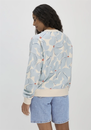 Printed Oversized Sweatshirt BETTER RECYCLING made from pure organic cotton - 2