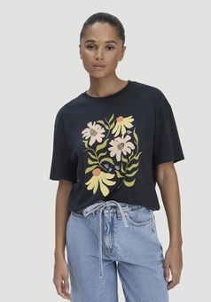 Print T-Shirt Oversize aus reiner Bio-Baumwolle