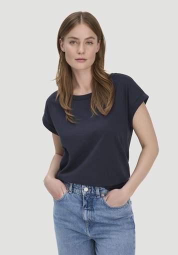 Light slub relaxed T-shirt made from pure organic cotton - 0