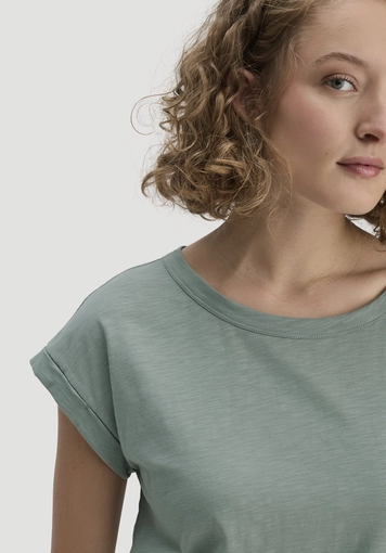 Light slub relaxed T-shirt made from pure organic cotton - 3