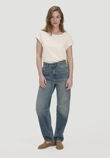 Light Slub T-Shirt Relaxed aus reiner Bio-Baumwolle - 1