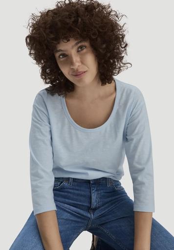 Light Slub Longsleeve Relaxed aus reiner Bio-Baumwolle - 3