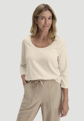Light Slub Longsleeve Relaxed aus reiner Bio-Baumwolle - 0